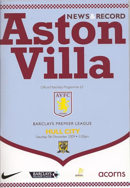 Aston Villa FC v Hull City FC